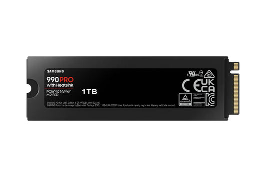 Вътрешни SSD Samsung SSD 990 PRO Heatsink 1TB M.2 NVMe PCIe 4.0