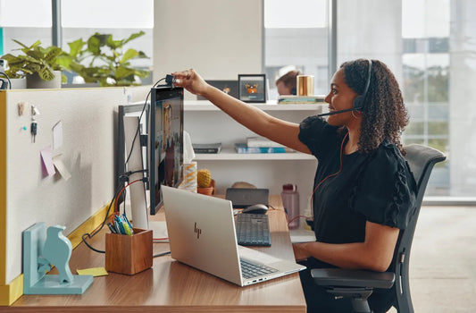 Бизнес слушалки HP Poly Blackwire 3225 Stereo USB-C Headset +3.5mm Plug +USB-C/A Adapter