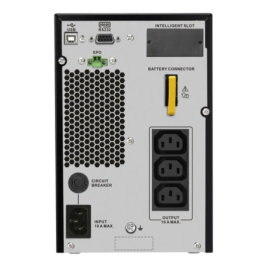 Online UPS тип кула APC Easy UPS On-Line UPS tower AC 220/230/240V 900Watt 1000VA 1-phase lead acid USB serial oc 3 PFC Europe BK RAL 7010