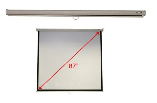 Екран за проектори - Acer M87-S01MW Projection Screen 70inch x 70inch (1/1) Wall & Ceiling Matt White Manual