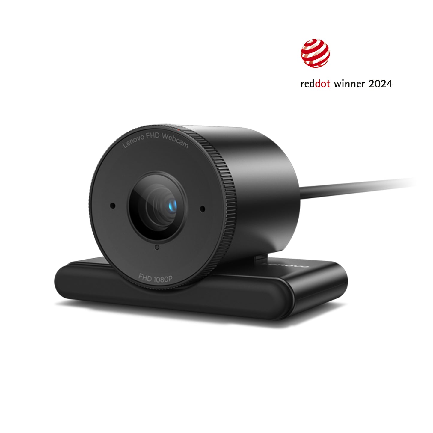 Уебкамера Lenovo FHD Webcam 1080p Fixed FOV78 Dual Microphones AutoFocus USB-A 1.5m Fixed Cable