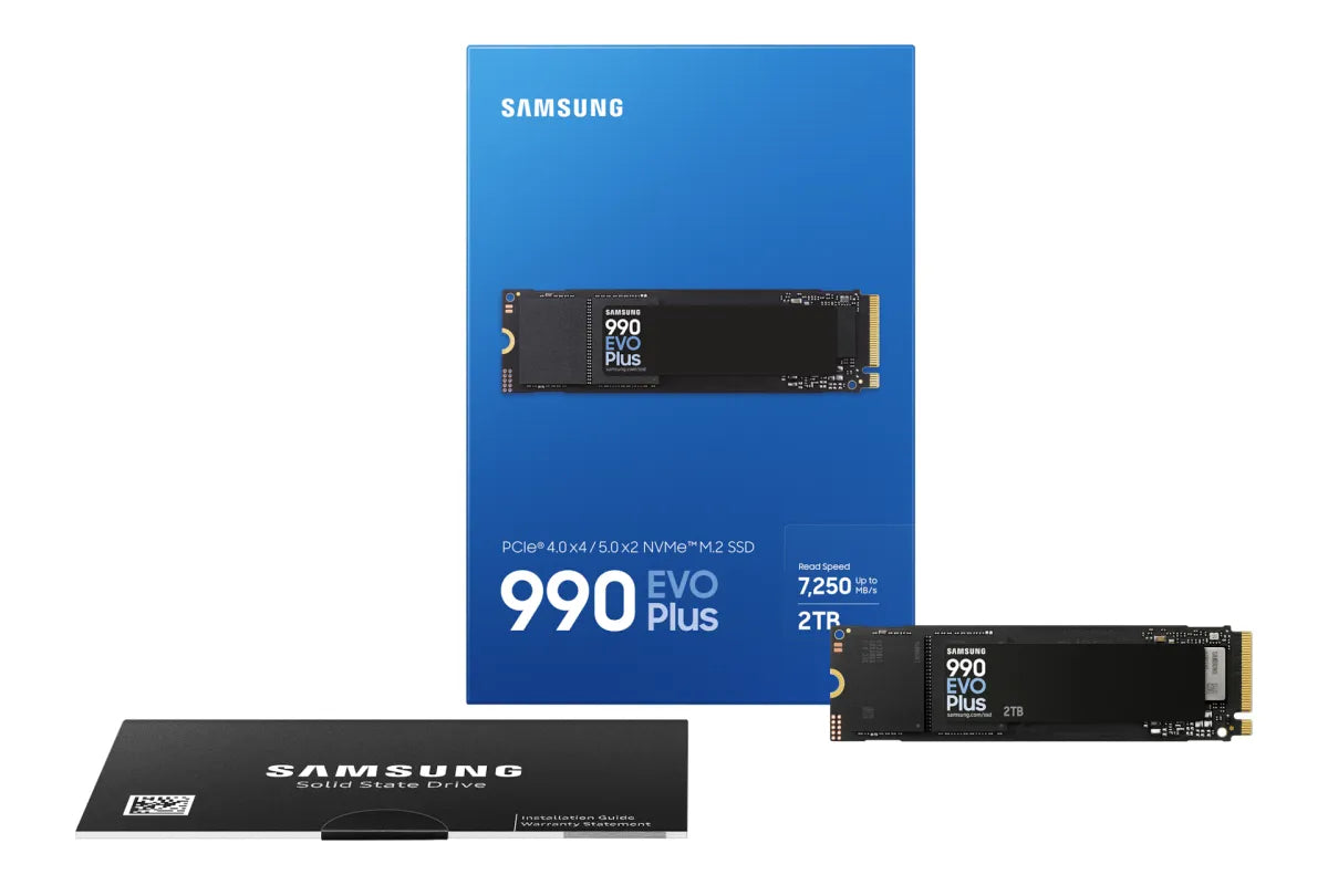 Вътрешни SSD Samsung SSD 990 EVO Plus 2TB M.2 NVMe PCIe