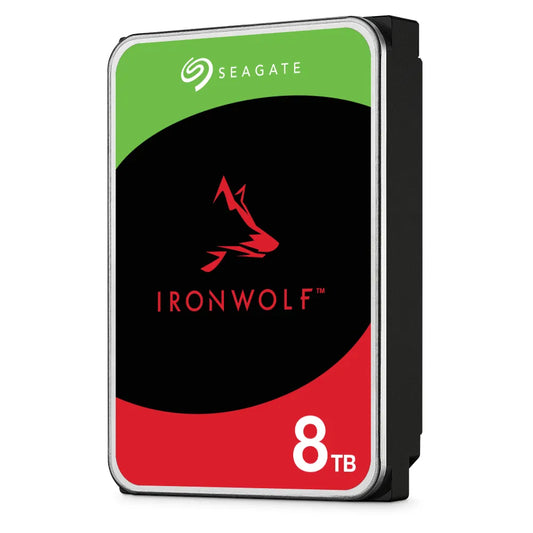 Вътрешни HDD Seagate NAS HDD 8TB IronWolf 7200rpm 6Gb/s SATA 256MB cache 89cm 3.5inch 24x7 CMR for NAS and RAID Rackmount systems BLK