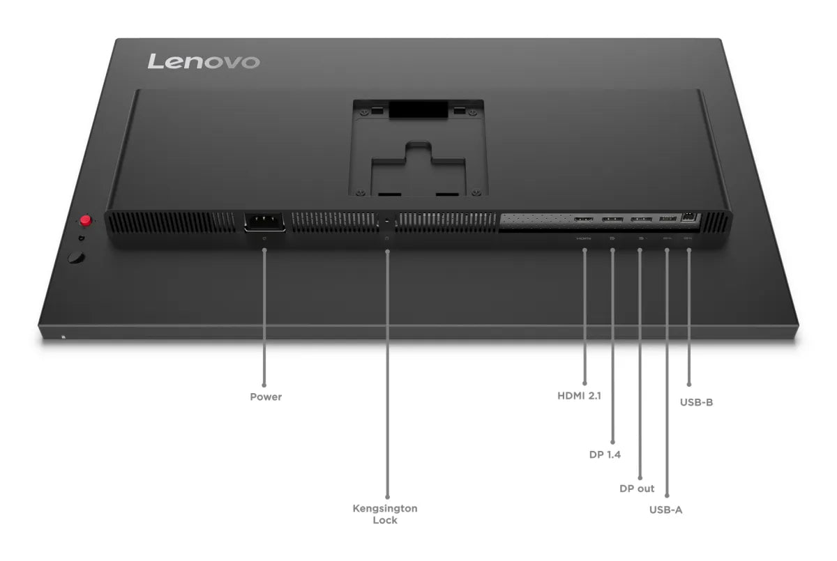 Бизнес монитор Lenovo ThinkVision P27Q-40 27inch 2560x1440 IPS 120Hz Daisy Chain KVM/eKVM USB-C 15W Factory calibrated panel Epeat Gold TCO10