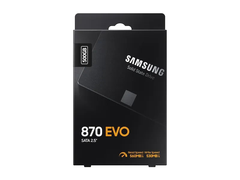 Вътрешни SSD Samsung SSD 870 EVO 500GB SATA III 2.5inch 560MB/s read 530MB/s write