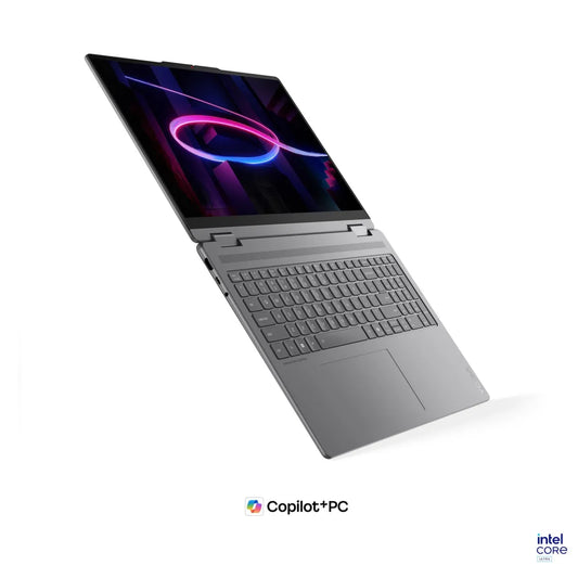 Консюмър и гейминг преносим компютър Lenovo Yoga 7 2-in-1 Intel Core Ultra 7 355 16inch WUXGA OLED Touch 24GB DDR5 1TB W11H Luna Grey 3y + Pen