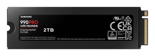 Вътрешни SSD Samsung SSD 990 PRO 2TB M.2 NVMe PCIe 4.0 Heatsink