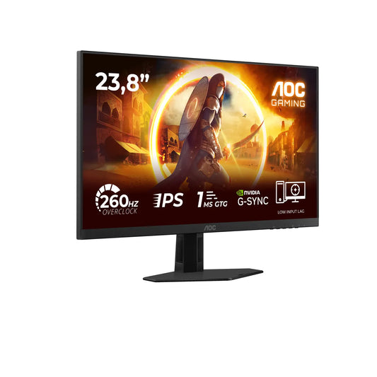 Гейминг монитор AOC 24G4ZRE Gaming 23.8inch 16:9 Fast IPS 260Hz 1920x1080 HDMI 2.0 DP 1.4