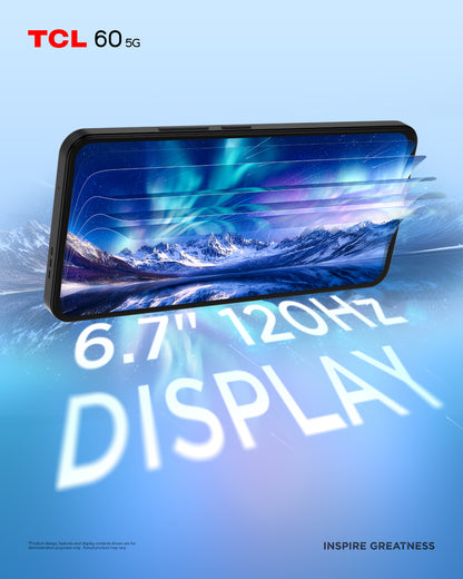 Смартфон с Android TCL 60 5G 6GB 256GB Midnight Blue