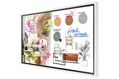 Професионалeн дисплей със сензорен екран Samsung FLIP 5 PRO WM65FX 65inch Tactile Infrared 20p UHD 3840x2160 16:9 350 without glass 16/7 from the mate