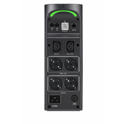 Line Interactive UPS тип кула APC Back-UPS Pro UPS tower RGB lights AC 230V 1320Watt 2200VA 1-phase output connectors 6 Black midnight