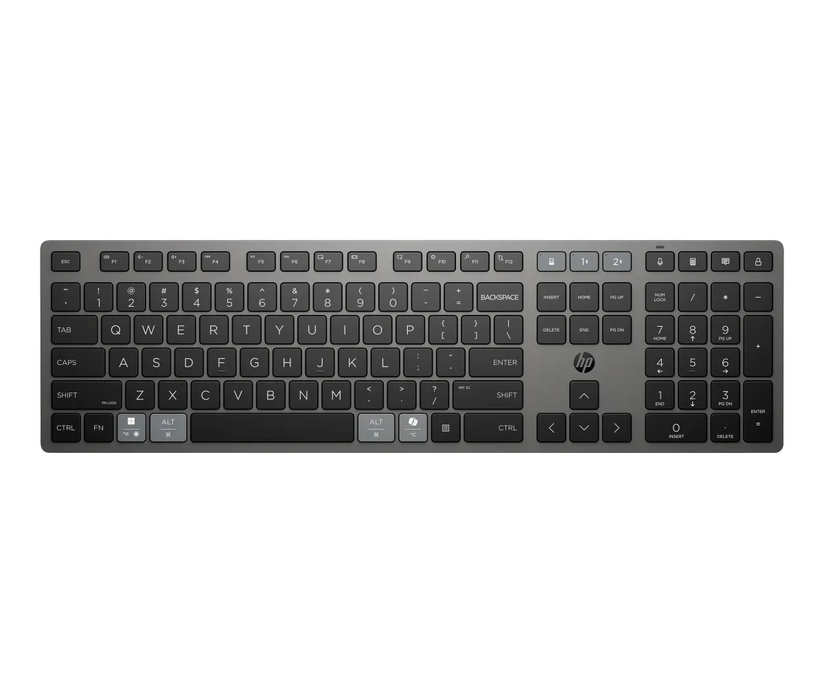 Клавиатурa - безжичнa HP 725 Multi-Device Rechargeable Wireless Keyboard (EN)