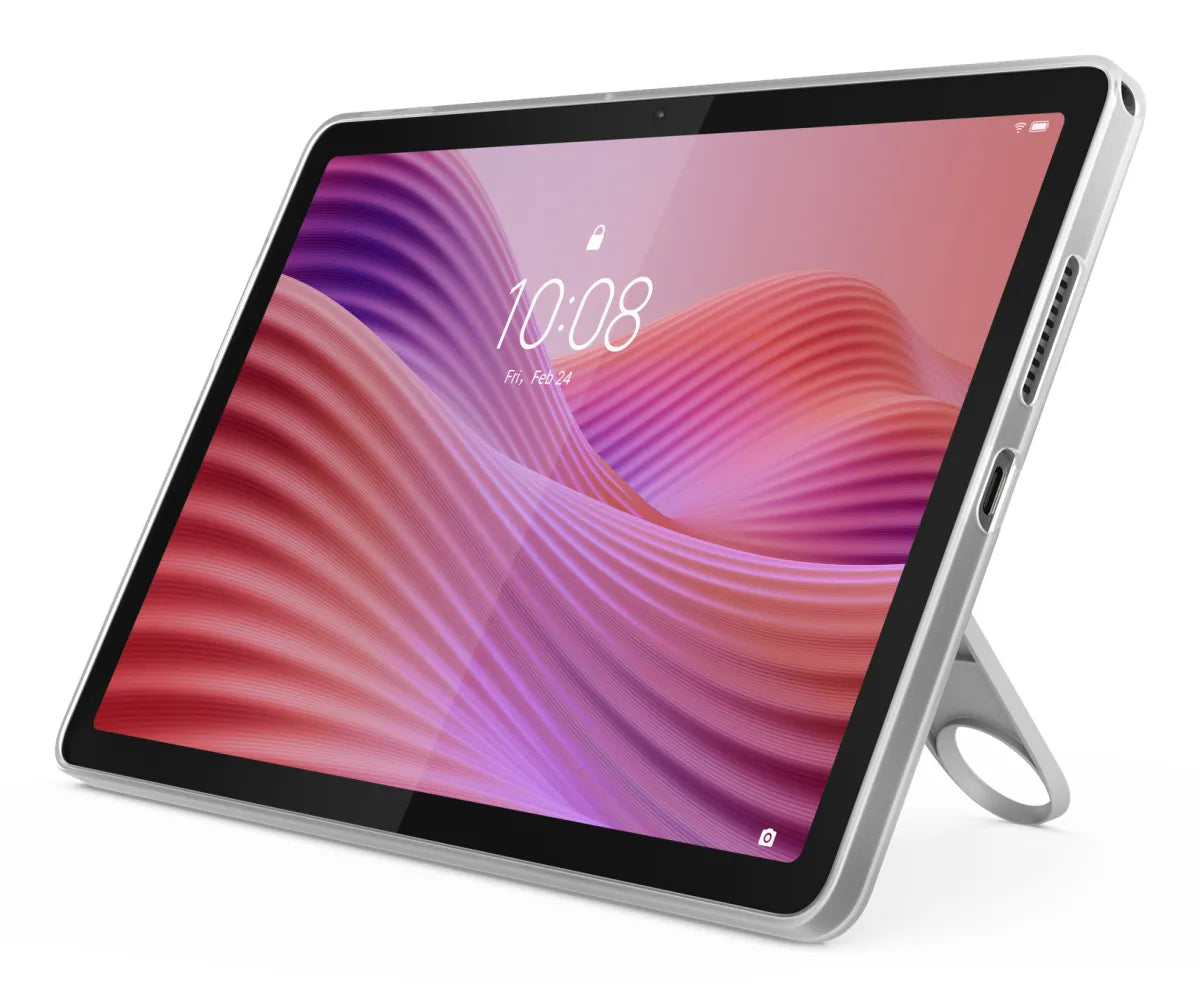 Таблет с Android Lenovo Tab LTE MediaTek Helio G85 2.0GHz 10.1inch FHD 4GB DDR4X 128GB flash Android 14 Luna Grey + Clear case