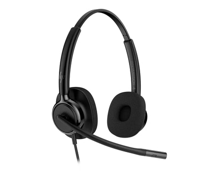 Бизнес слушалки HP Poly Mission 425 Stereo USB Wired Headset Classic WW