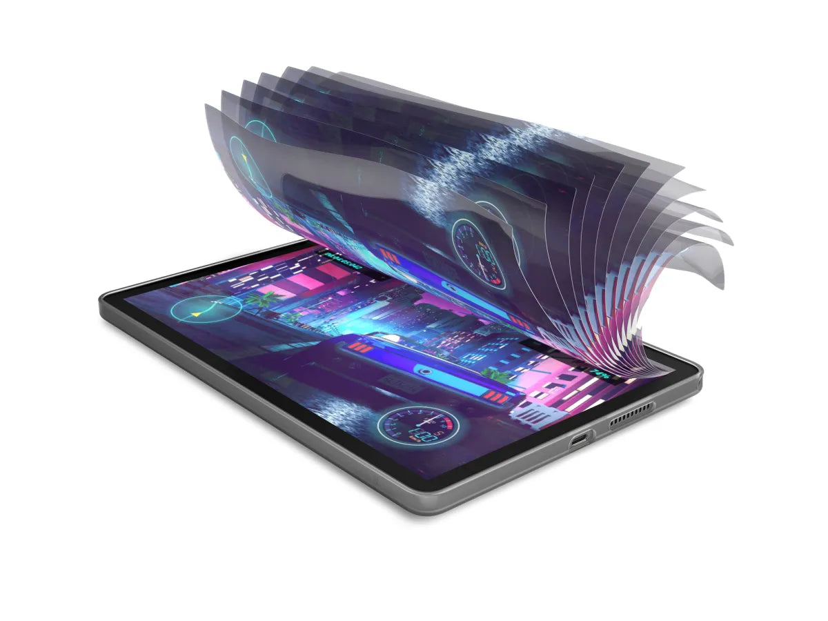 Таблет с Android Lenovo Tab LTE MediaTek Helio G85 2.0GHz 10.1inch FHD 4GB DDR4X 128GB flash Android 14 Luna Grey + Clear case