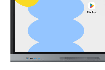 Професионални дисплеи със сензорен екран Samsung WAFX-P Eboard WA75FX-P 75inch Android 15 EDLA Octacore 16GB RAM 128GB storage UHD IR Touch 3xHDMI USB-C PD 65W 48Mpixel auto