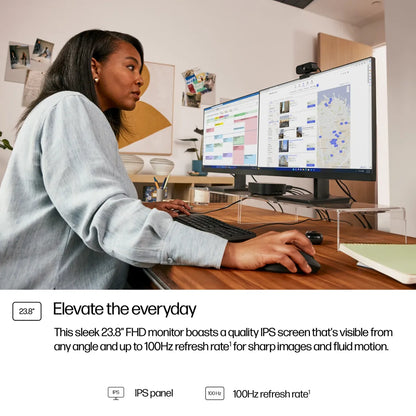 Бизнес монитор HP Series 3 Pro 324pf 23.8inch FHD 250nits HDMI DP VGA (EU) 3/3/0