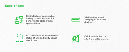 Line Interactive UPS тип кула APC Back-UPS UPS wall mountable / surface mountable AC 230V 300Watt 500VA output connectors 8