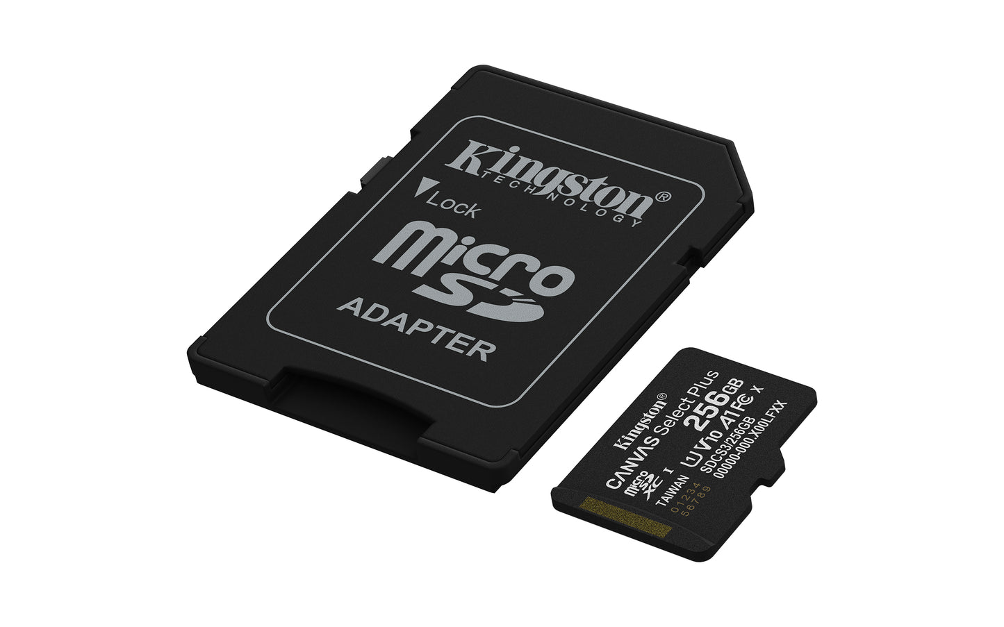 Памет SD Kingston Technology KINGSTON 256GB microSDXC Canvas Select Plus Gen3 150MB/s A1 Card + Adapter