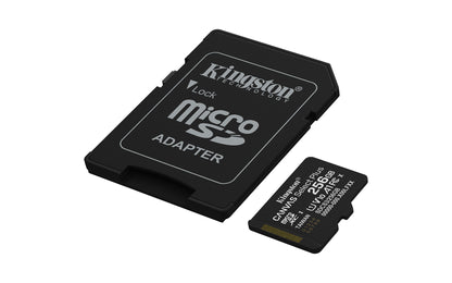 Памет SD Kingston Technology KINGSTON 256GB microSDXC Canvas Select Plus Gen3 150MB/s A1 Card + Adapter