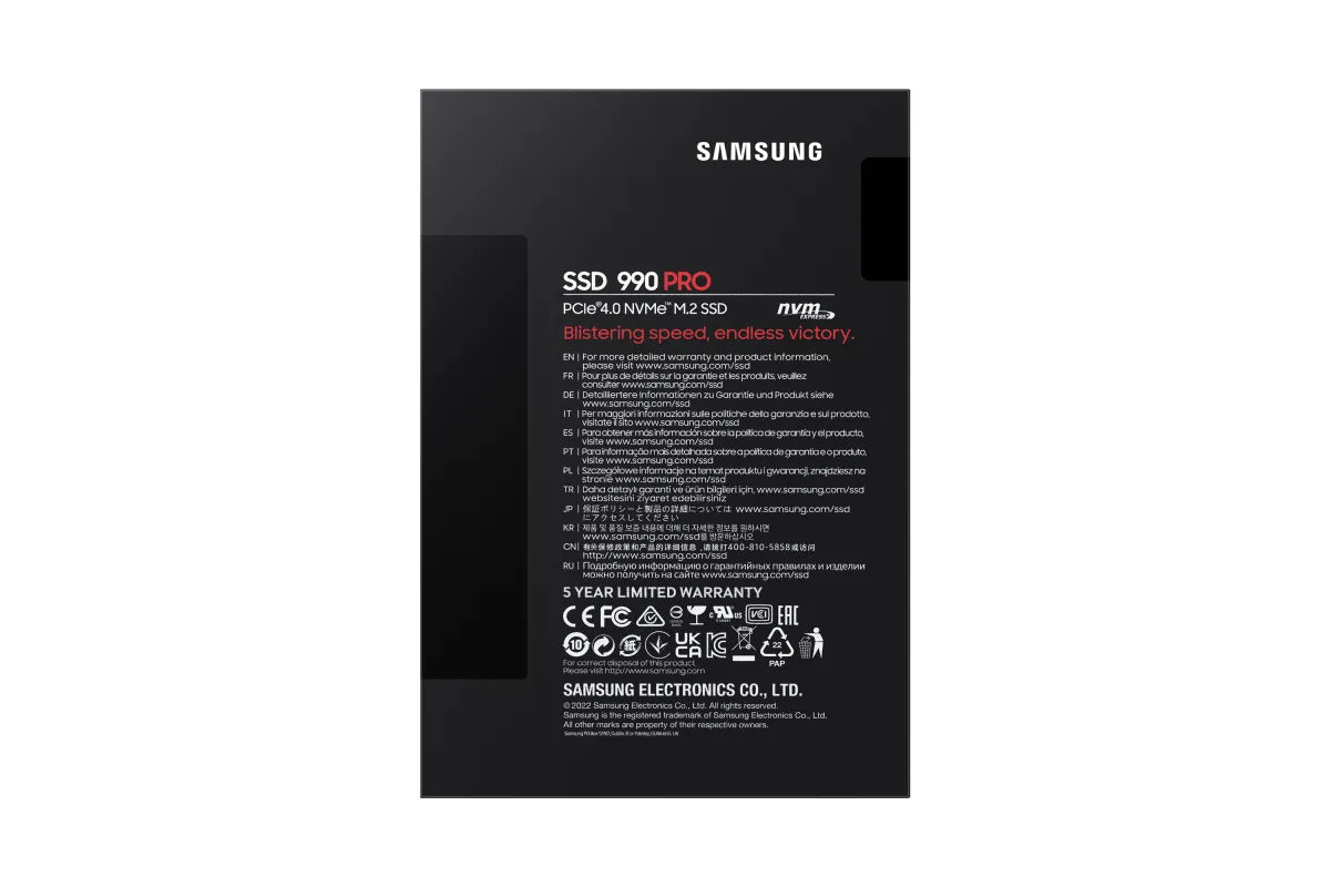 Вътрешни SSD Samsung SSD 990 PRO 2TB M.2 NVMe PCIe 4.0