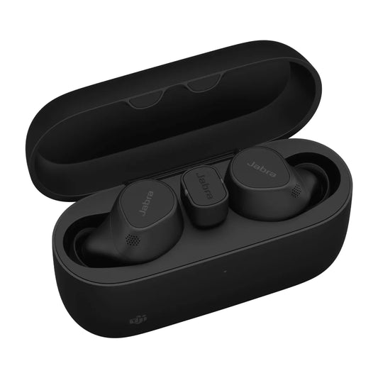 Бизнес слушалки Jabra Evolve2 Buds MS True wireless earphones with mic in-ear Bluetooth active noise cancelling USB-C via BT adapter black MS Te