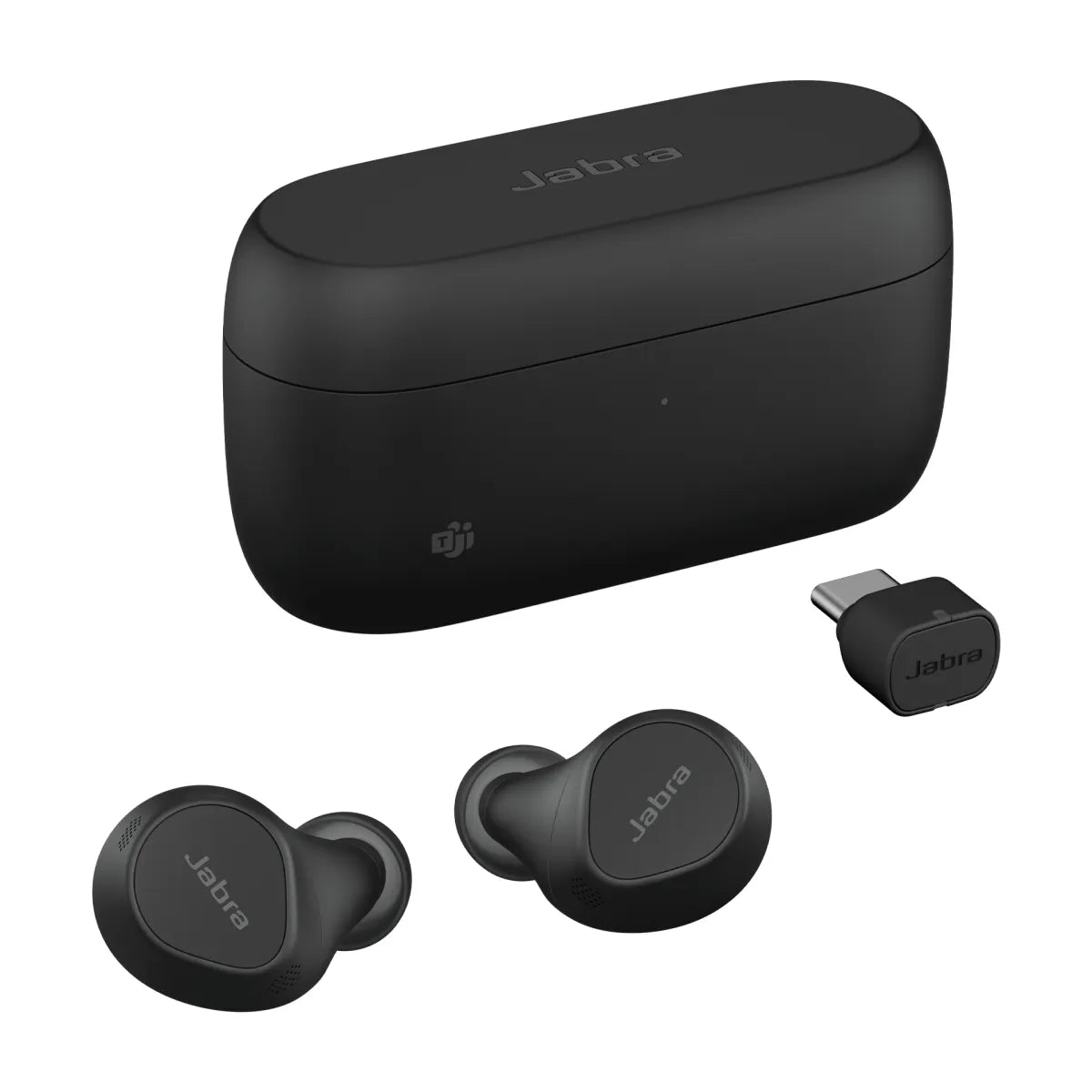 Бизнес слушалки Jabra Evolve2 Buds MS True wireless earphones with mic in-ear Bluetooth active noise cancelling USB-C via BT adapter black MS Te
