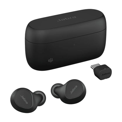 Бизнес слушалки Jabra Evolve2 Buds MS True wireless earphones with mic in-ear Bluetooth active noise cancelling USB-C via BT adapter black MS Te