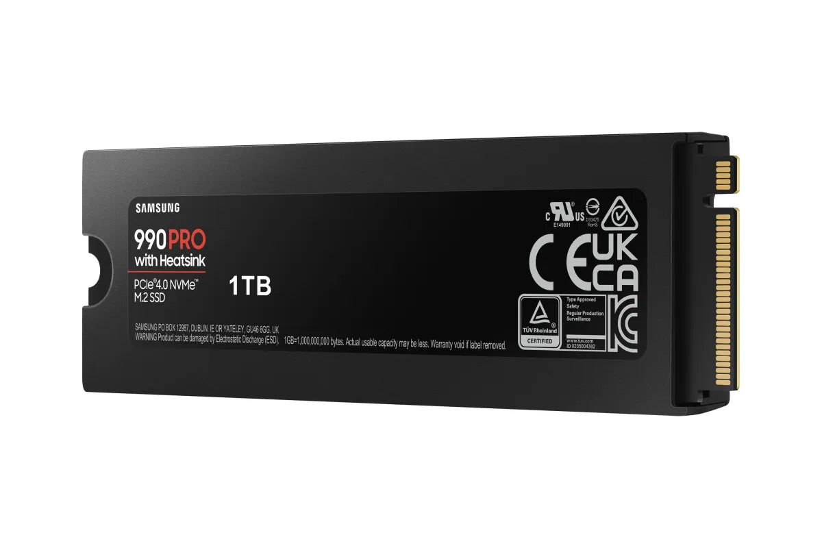Вътрешни SSD Samsung SSD 990 PRO Heatsink 1TB M.2 NVMe PCIe 4.0