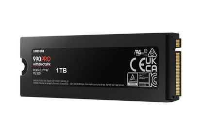 Вътрешни SSD Samsung SSD 990 PRO Heatsink 1TB M.2 NVMe PCIe 4.0