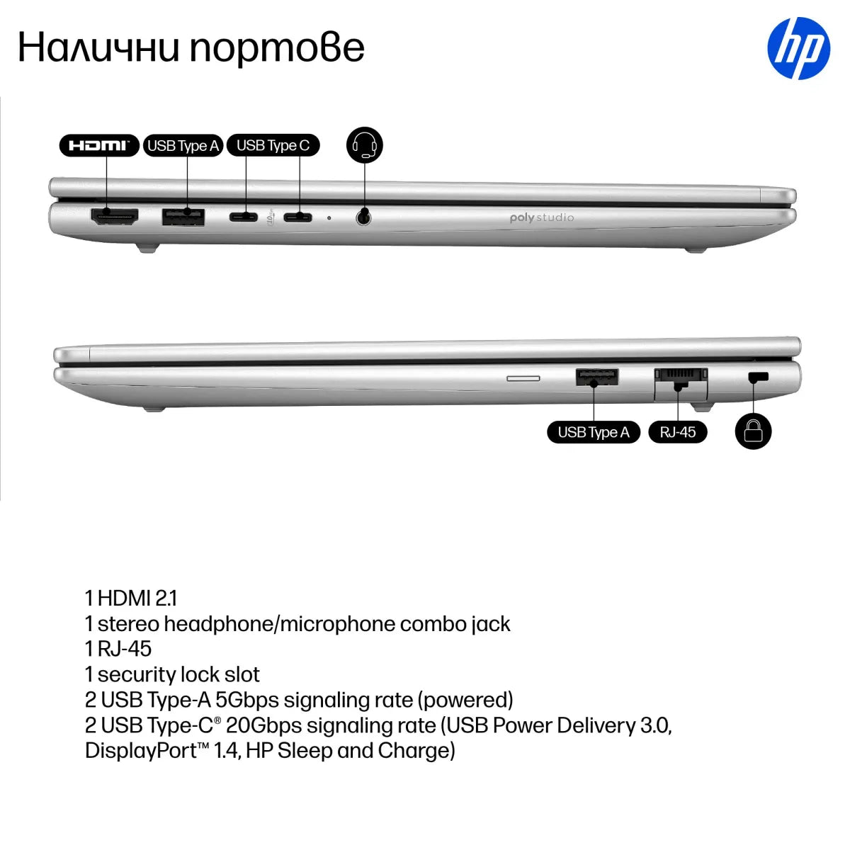 Лаптоп HP ProBook 4 G1i Intel Core 5 120U 14inch 16GB 512GB W11P (EU)