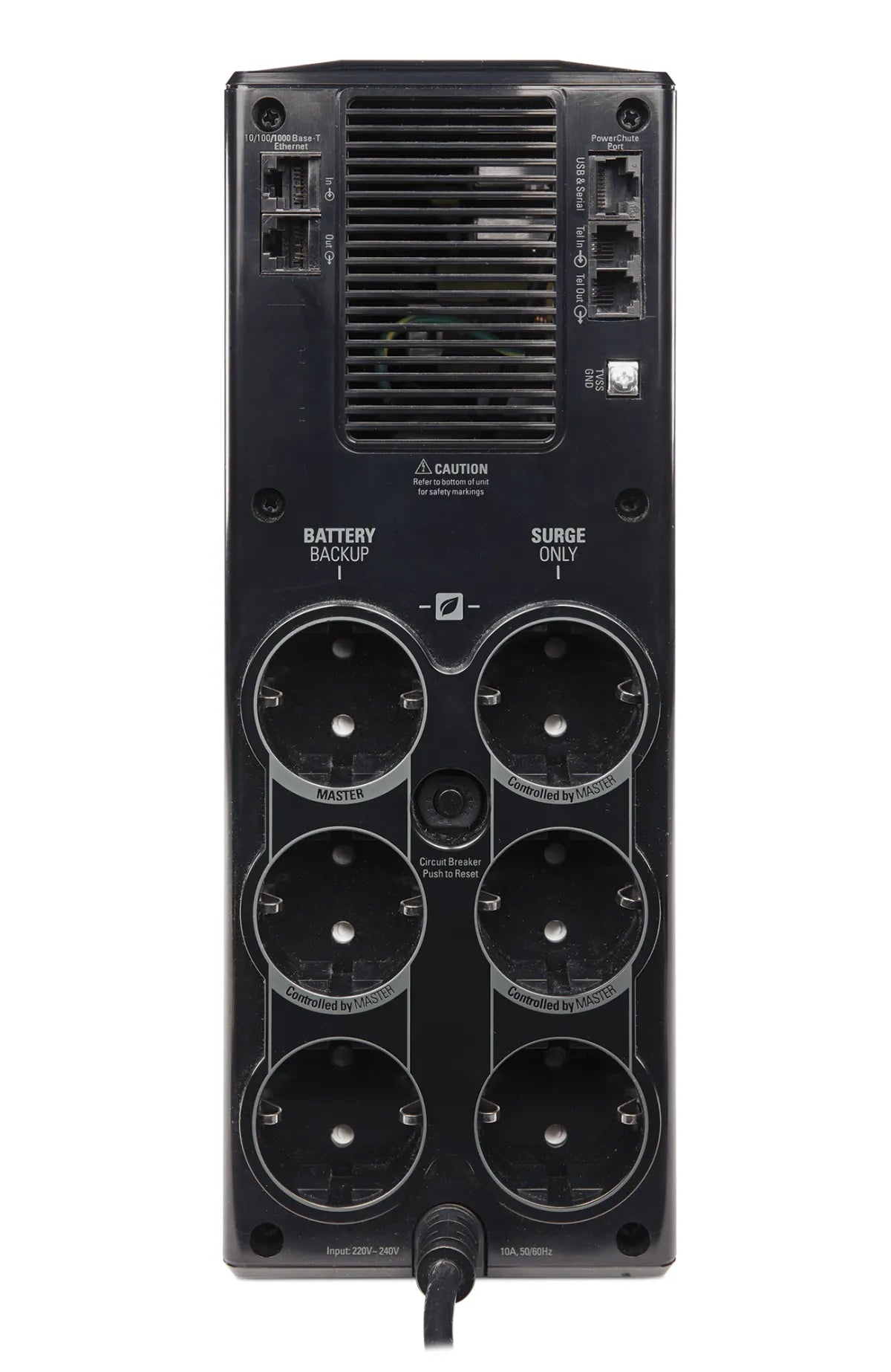 Line Interactive UPS тип кула APC Back-UPS Pro 1200 UPS AC 230V 720Watt 1200VA USB output connectors 6