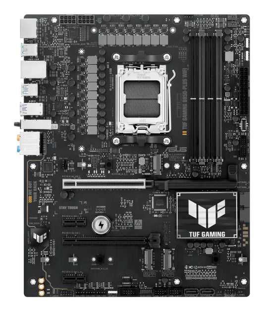 Гейминг дънна платка ASUS TUF GAMING B850-PLUS WIFI AM5 DDR5 ATX MB 1xHDMI 1xDP 3xM.2 4xSATA