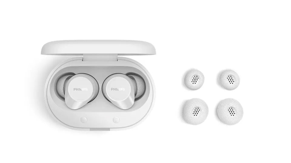 PHILIPS Bluetooth headphones IPX4 up to 24 hours playtime white