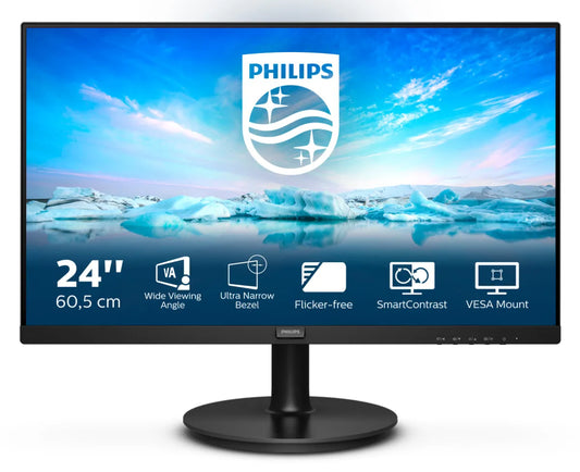 PHILIPS 241V8L/00 23.8inch VA LCD FHD 1920x1080 4ms 250cd VGA HDMI