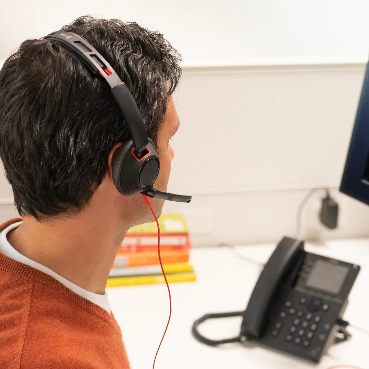 Бизнес слушалки HP Poly Blackwire 5220 Stereo USB-C Headset +3.5mm Plug +USB-C/A Adapter SmartBuy