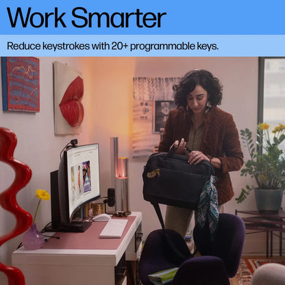 Мишка и клавиатура - безжични HP 655 White Wireless Keyboard and Mouse Combo