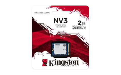 Вътрешни SSD Kingston Technology KINGSTON 2000GB NV3 M.2 2230 PCIe 4.0 NVMe SSD