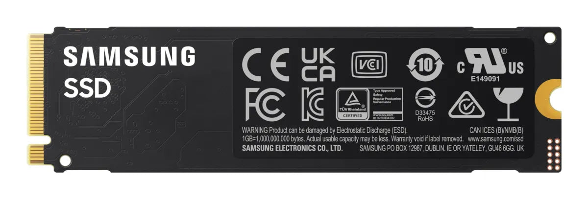 Вътрешни SSD Samsung 990 Basic SSD 1TB M.2 NVMe PCI 4.0 up to 7.150 MB/s read + up to 6.450 MB/s write Internal SSD for PCs NB consoles