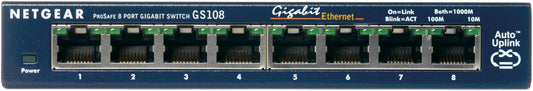 Комутатор - Неуправляем NETGEAR Gigabit Switch 8xRJ45 10/100/1000 8port Lifetime Warranty EN