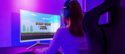Гейминг монитор Philips 32M2C5501/00 31.5inch 2560x1440 VA Curved 1500R 130mm EVNIA 5000 Ambiglow Curved QHD 2K 180Hz Fast VA 1ms GtG HDR10