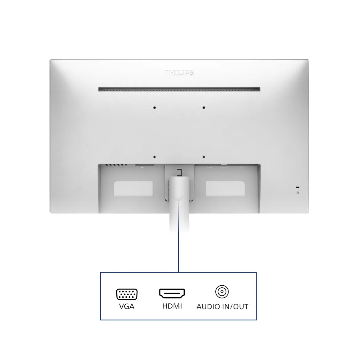 Бизнес монитор Philips 241V8AW/00 23.8inch IPS 1920x1080 16:9 HDMI D-SUB White