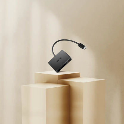 Докинг станция ASUS DC100 USB-C Mini Dock compact and lightweight HDMI 4K USB Type-A USB Type-C 100W PD passthrough