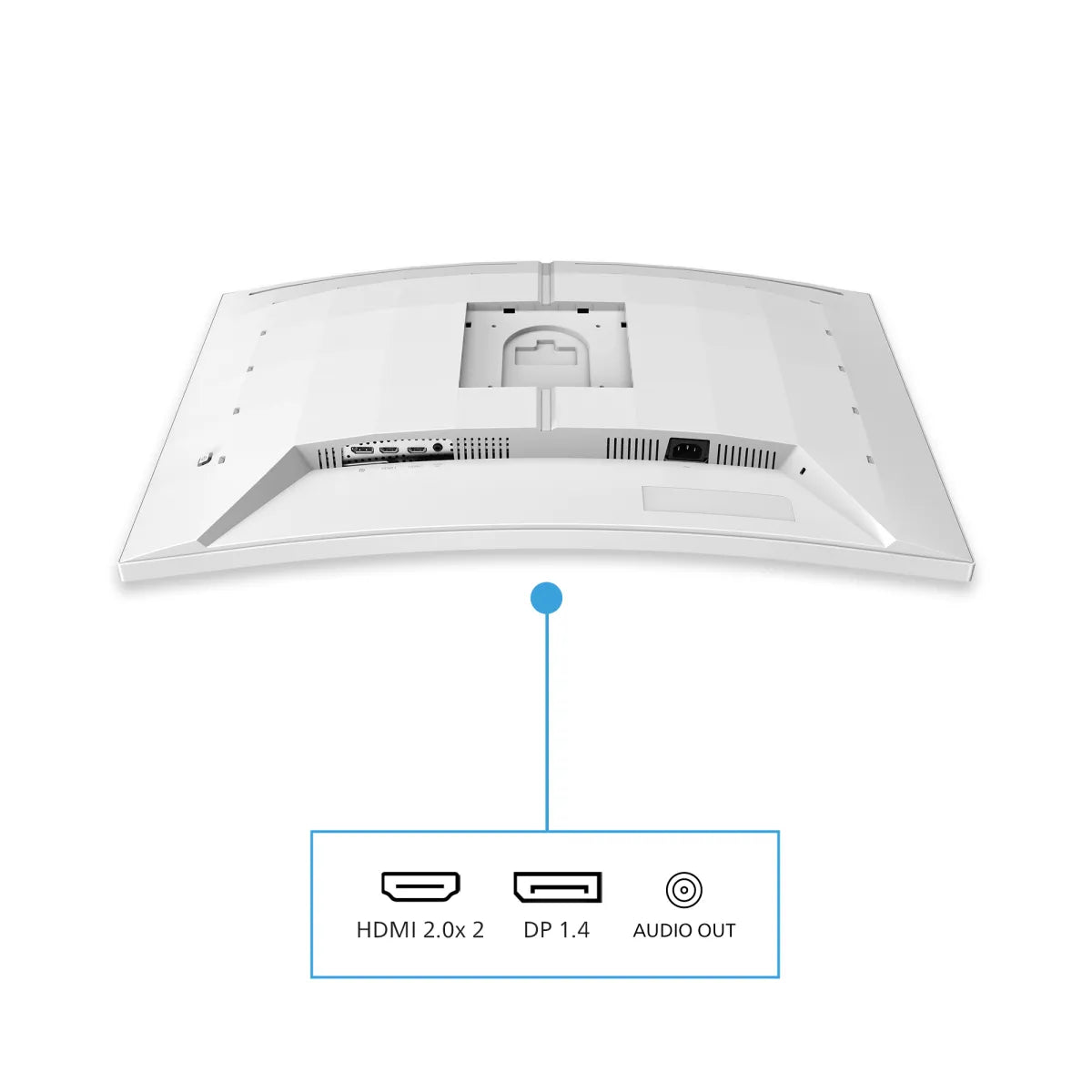 Гейминг монитор Philips 32M2C5501/00 31.5inch 2560x1440 VA Curved 1500R 130mm EVNIA 5000 Ambiglow Curved QHD 2K 180Hz Fast VA 1ms GtG HDR10