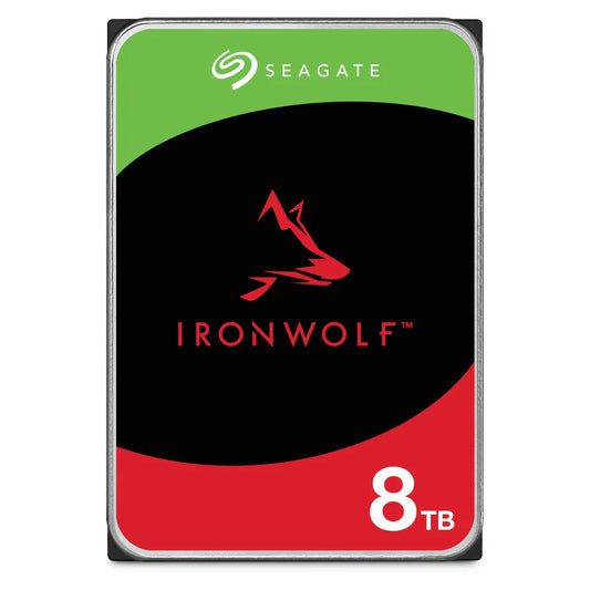 Вътрешни HDD Seagate NAS HDD 8TB IronWolf 7200rpm 6Gb/s SATA 256MB cache 89cm 3.5inch 24x7 CMR for NAS and RAID Rackmount systems BLK