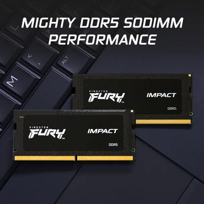 Памет за мобилен компютър Kingston Technology KINGSTON 16GB 5600MT/s DDR5 CL40 SODIMM FURY Impact PnP