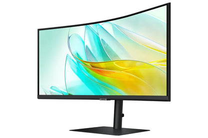 SAMSUNG LS34C652UAUXEN 34inch 21:9 Curved 1000R 3440x1440 VA-LED 100Hz DP/HDMI/USB TypeC 90Watt LAN Black HAS Speaker