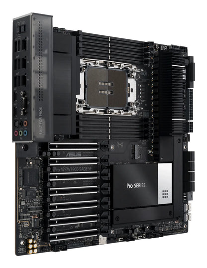 Дънна платка INTEL ASUS PRO WS W790E-SAGE SE LGA4677 ATX 8xDDR4 7xPCIe 4.0 x16 8xSATA 3xM.2