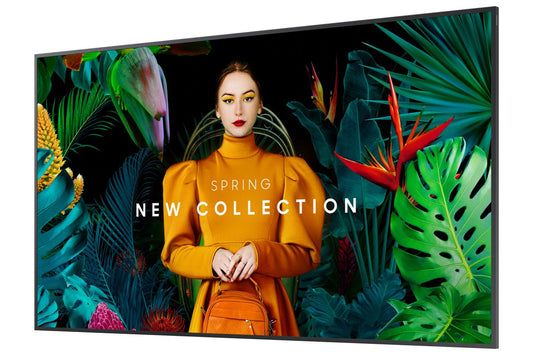 Професионален дисплей Samsung 43inch UHD/4K 16:9 QM43C Slim-LED 500nits Speakers 2x10W black 3xHDMI 2.0 DP 1.2 USB 2.0 x 2 Ethernet WiFi Dualband BT