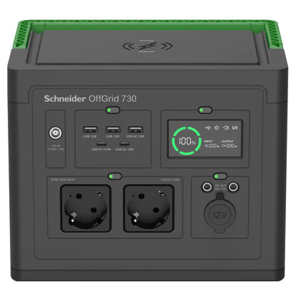 Акумулаторно захранване APC Schneider OffGrid Portable Power Station 730 738Wh Lithium-ion 2 Schuko Sinewave